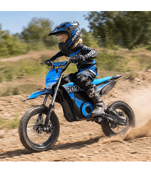Minicross eléctrica 800W ROAN 901 36V 12/10", AZUL  - INDA-RO-2075-BLUE